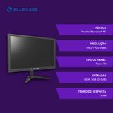 Monitor LED 19'' Bluecase®