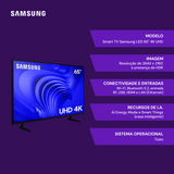 Smart TV Samsung 65'' 4K UHD