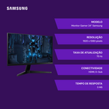 Monitor Gamer 24'' Samsung